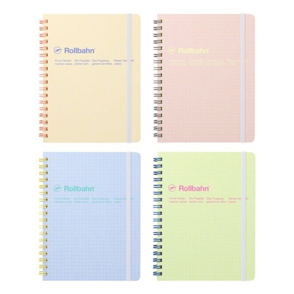 Rollbahn Pastel Spiral Notebook