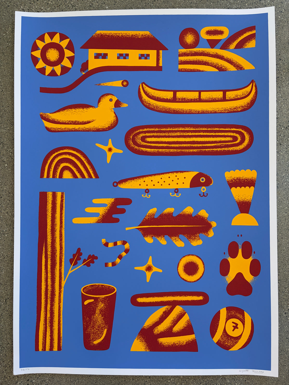Wyatt Hersey Jaunt Print