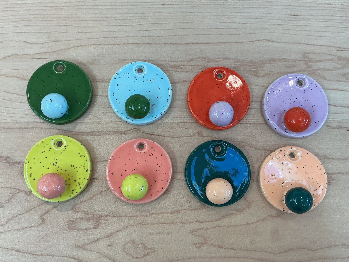 Earthenjoy Ceramic Wall Hooks Set of 2