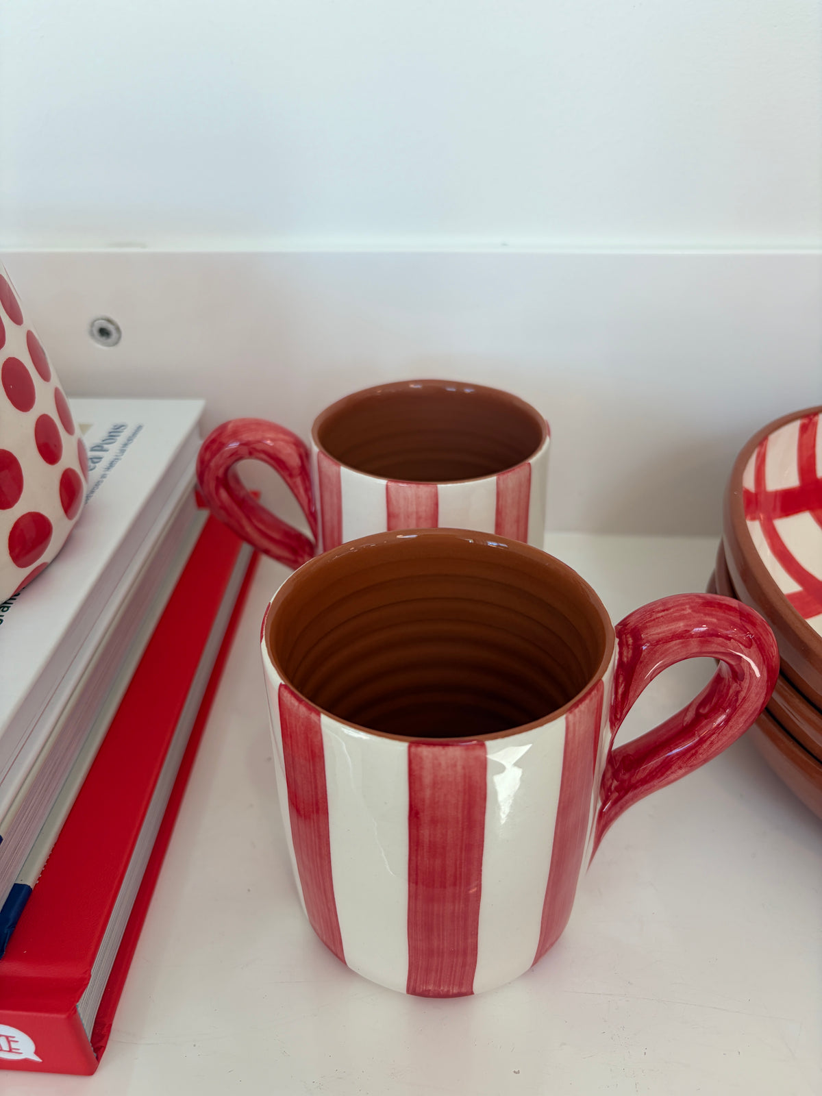 Casa Cubista Vertical Mug Red