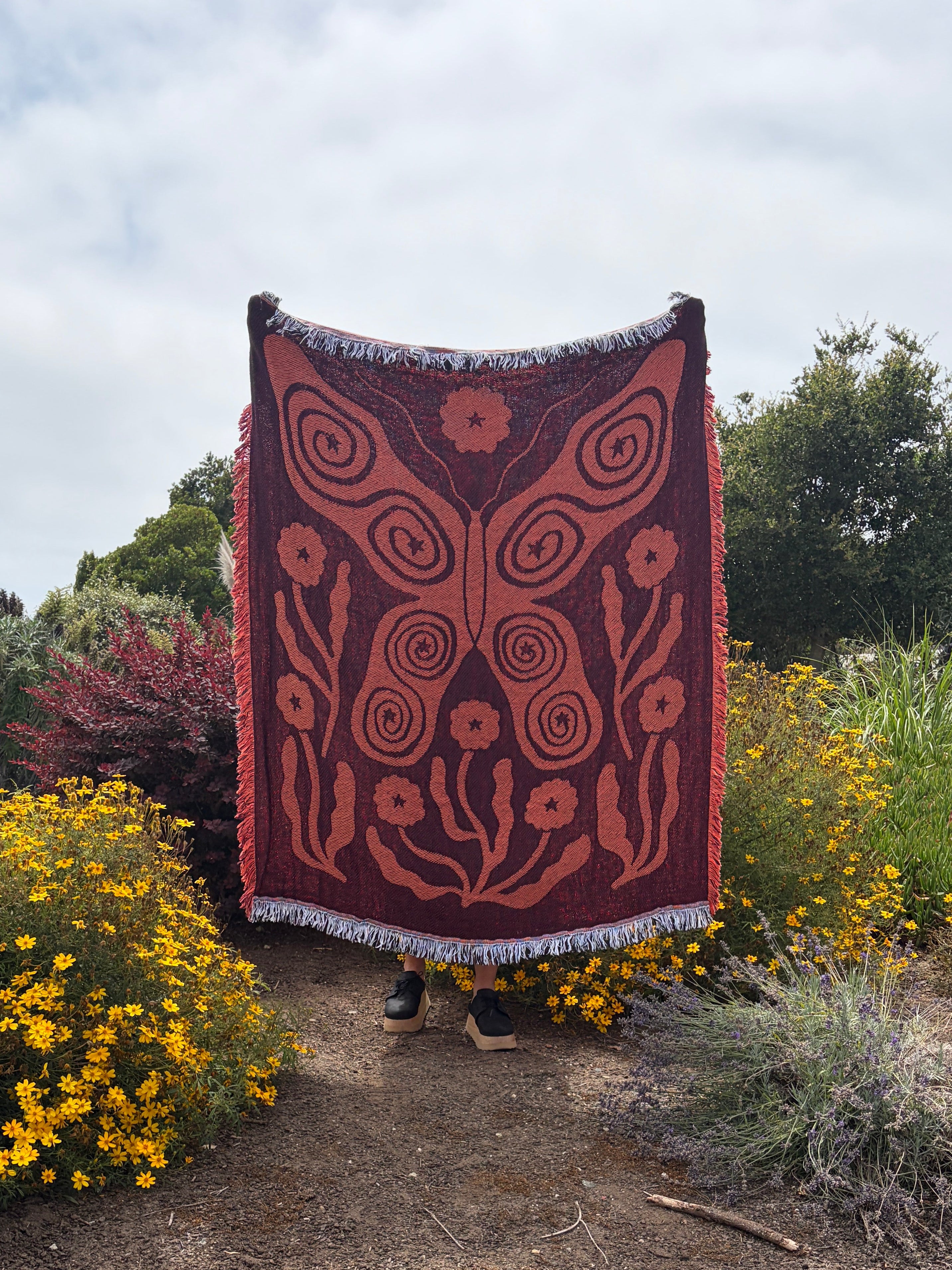 Danielle Peterson “Sky Garden Throw”
