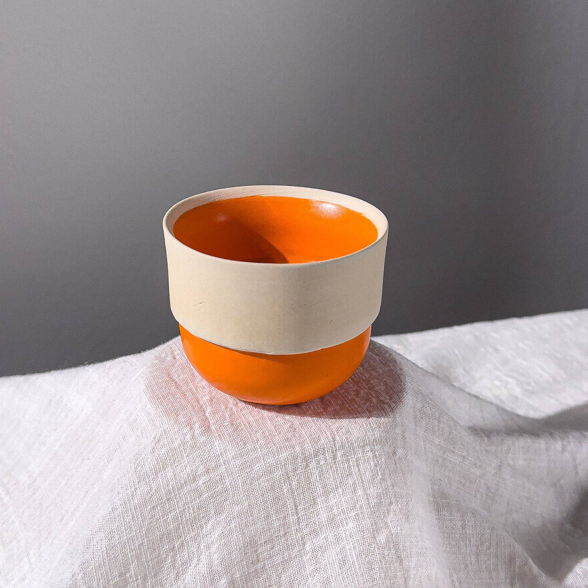 Deep Black Cappuccino Cup