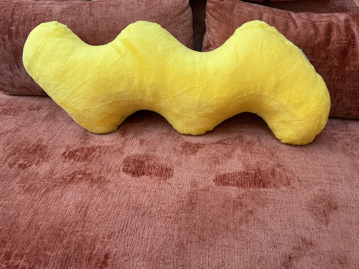 Annie Axtell Wiggle Pillow Lemon