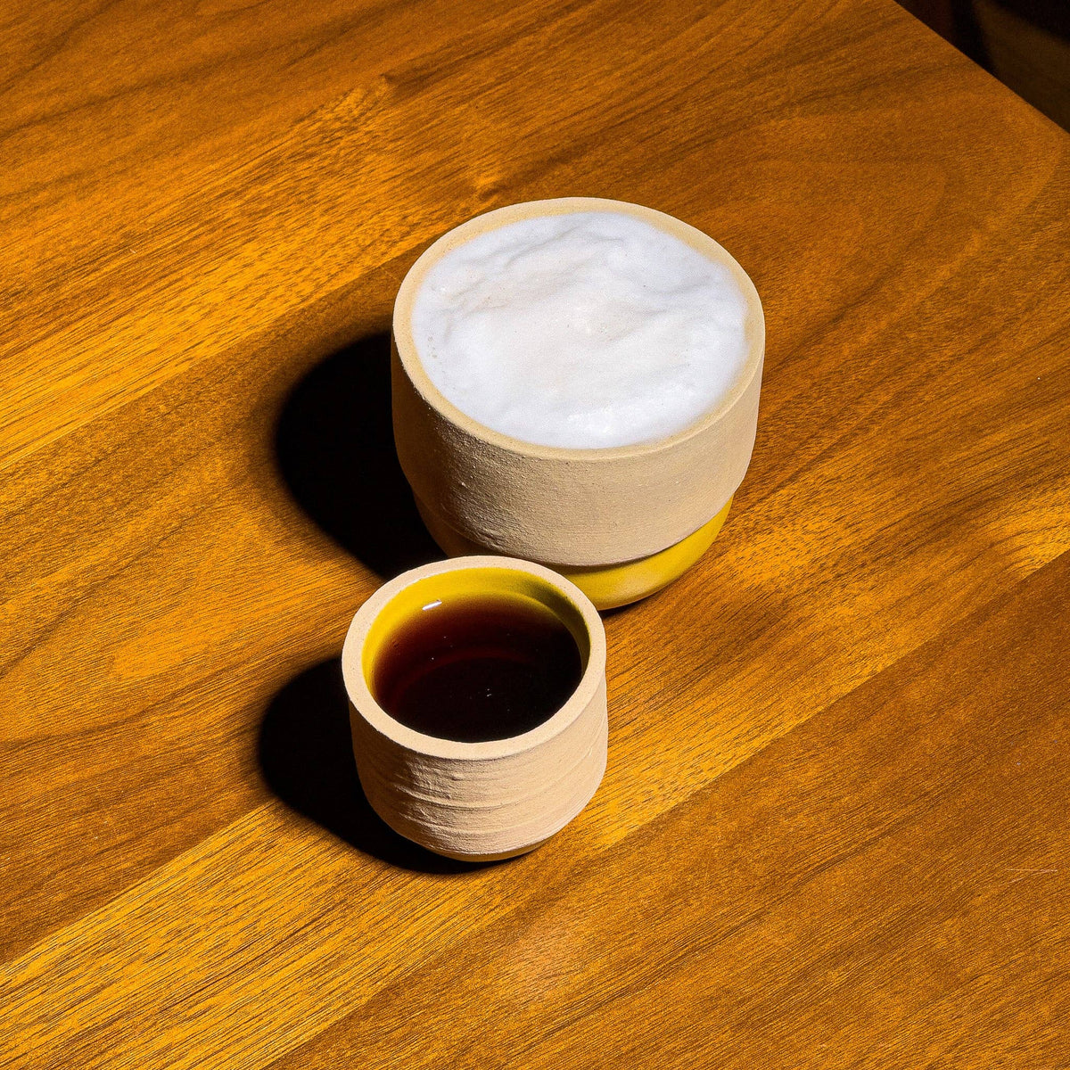 Deep Black Cappuccino Cup