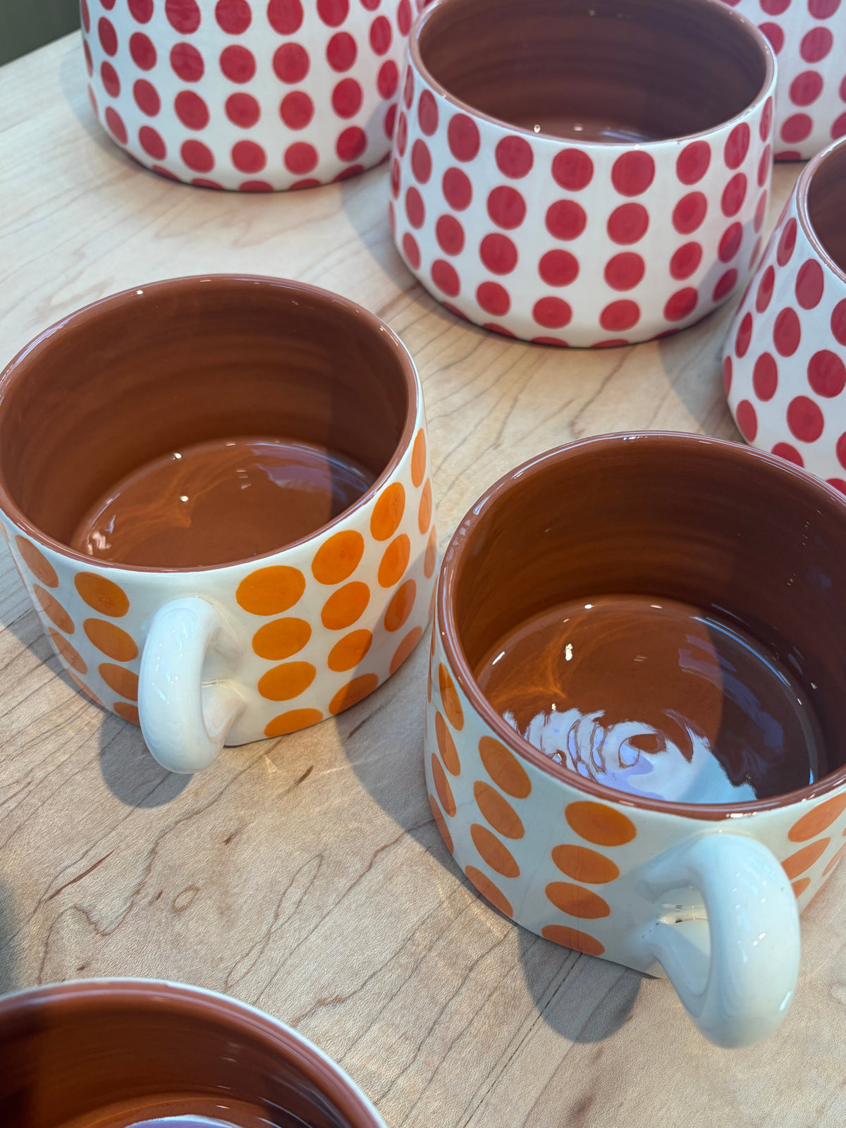 Casa Cubista Flat Mug Orange