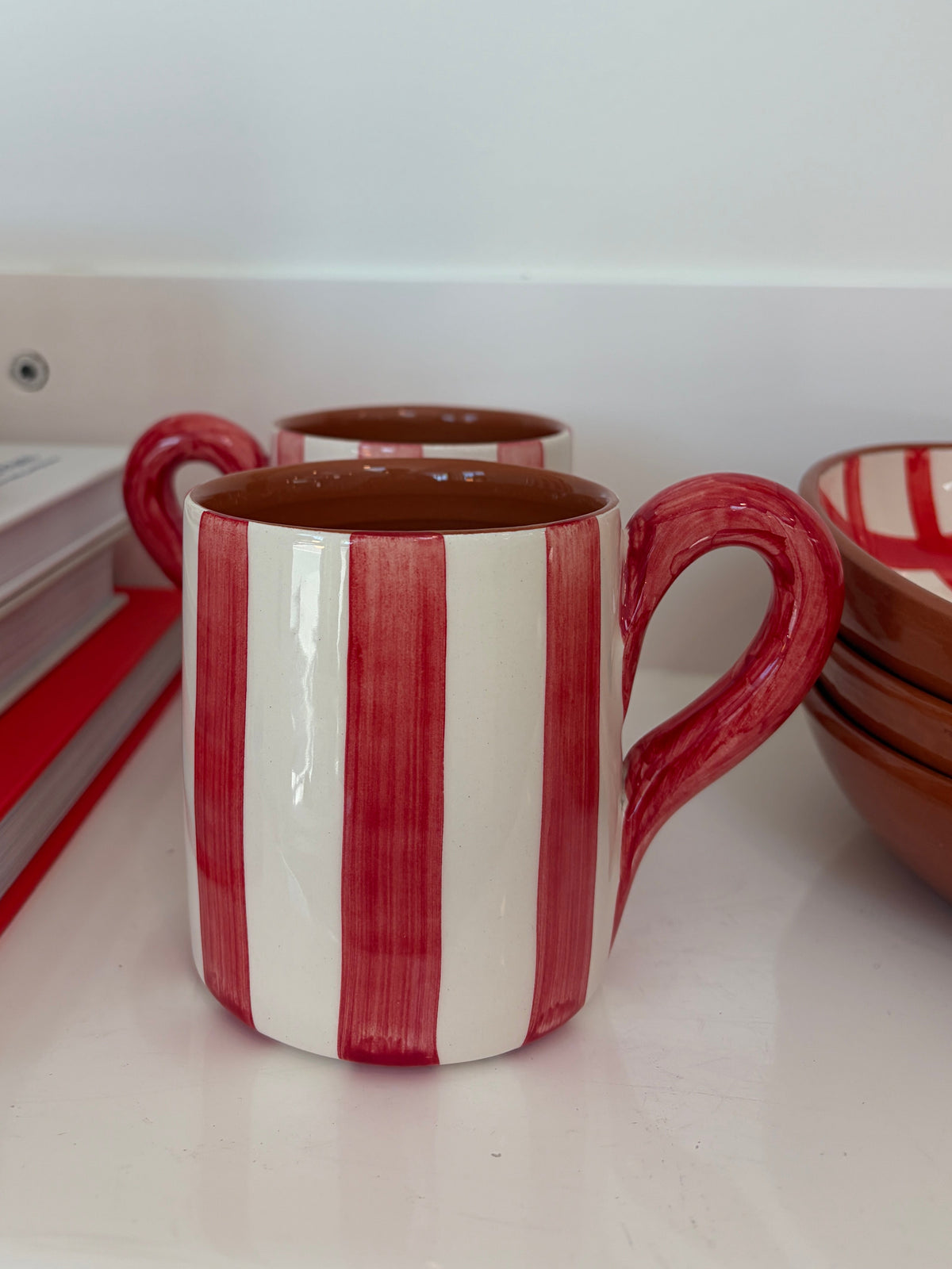 Casa Cubista Vertical Mug Red