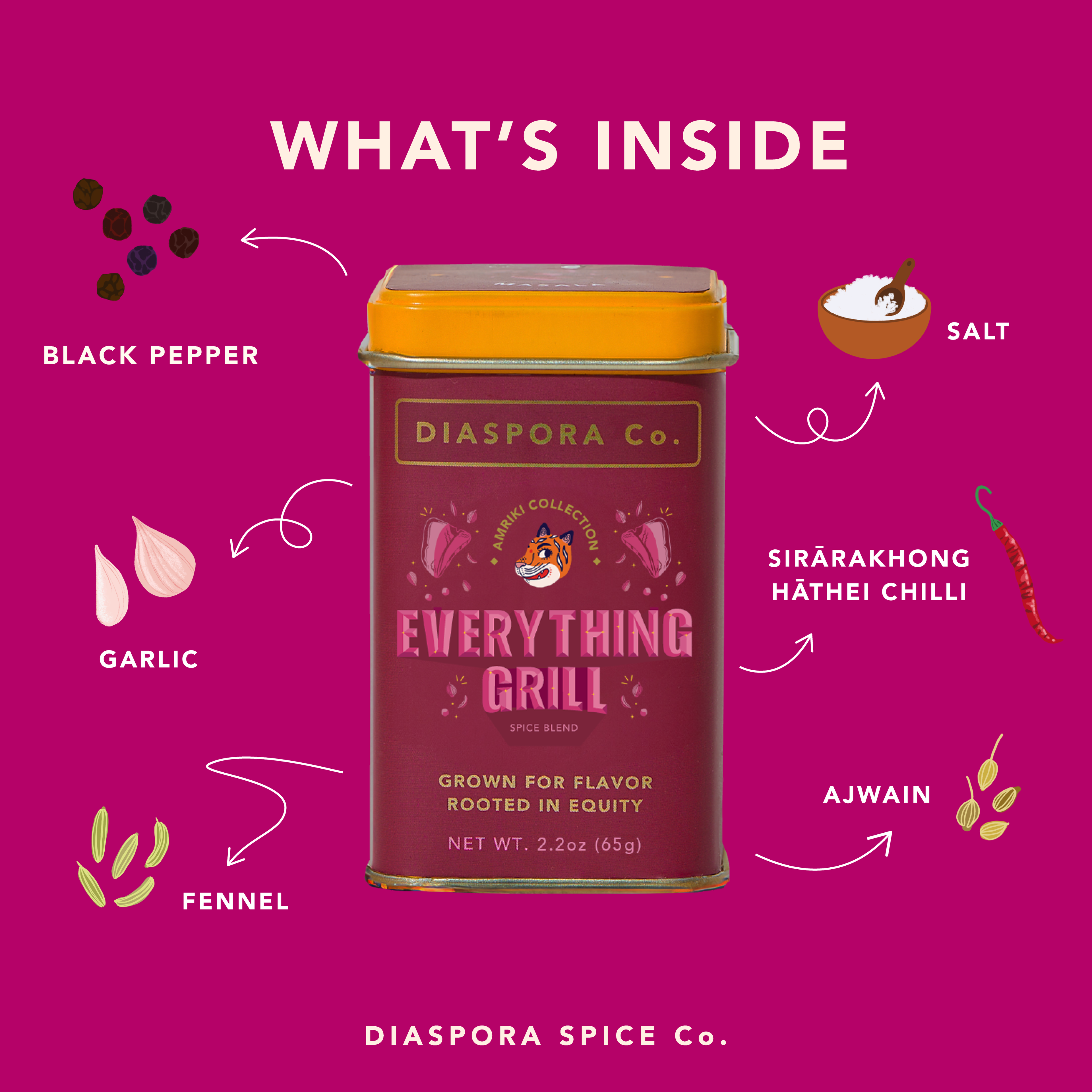 Diaspora Everything Grill
