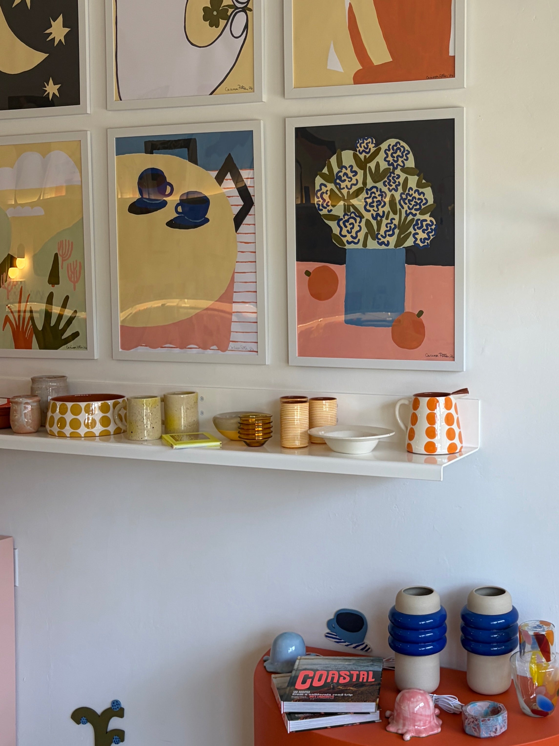 Casa Cubista Stripe Tumbler Yellow
