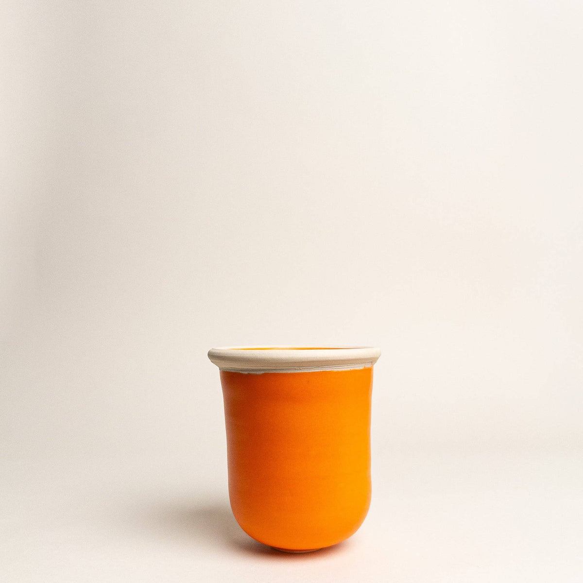 Deep Black Orange Utility Vessel