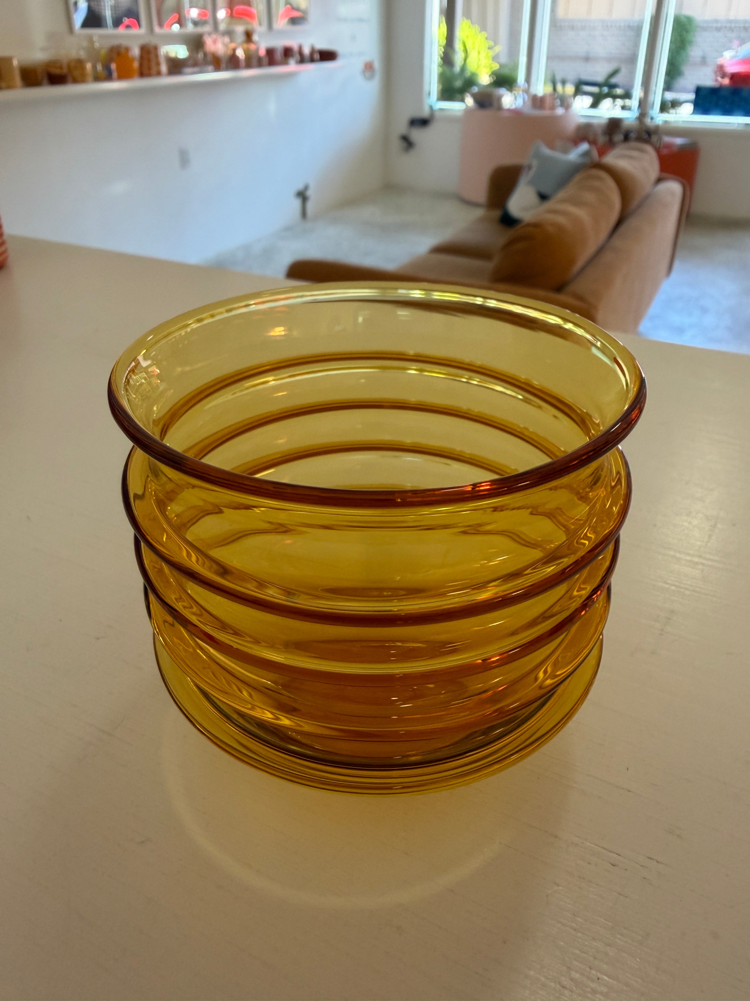 Primitive Glass Stackable Cups