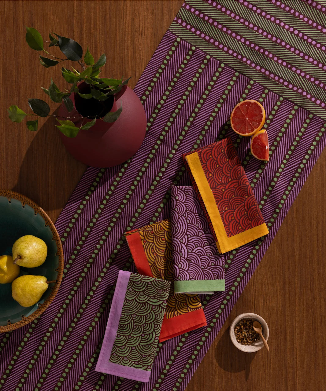Agnya Mor Split Table Runner