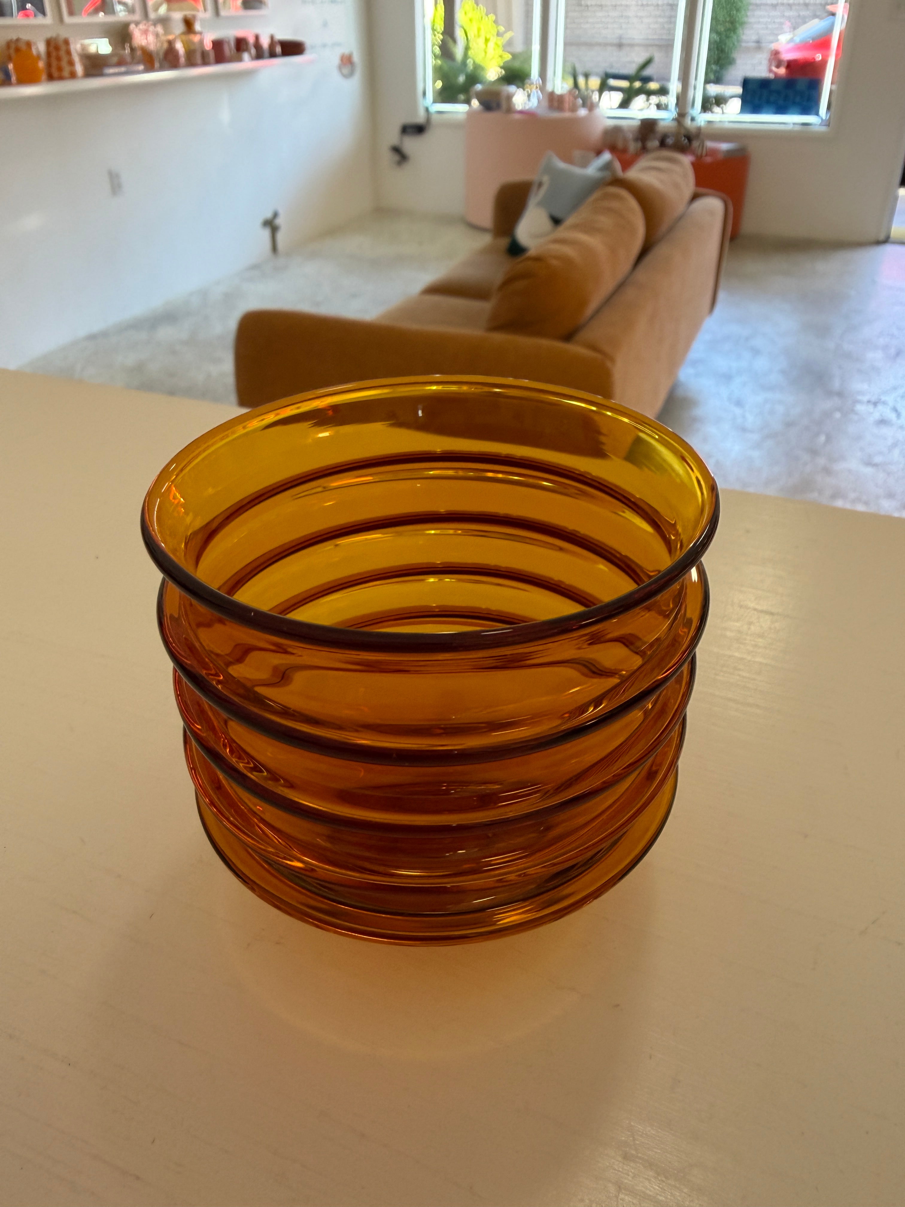 Primitive Glass Stackable Cups