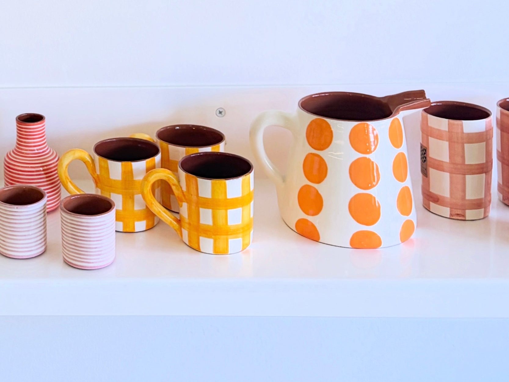 Casa Cubista Grid Mug Yellow