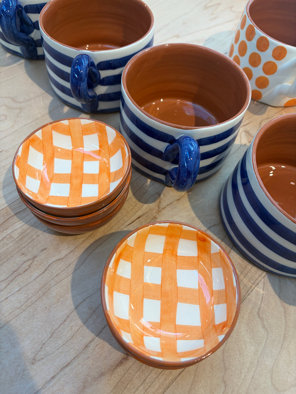 Casa Cubista Bowls Mini Orange Grid