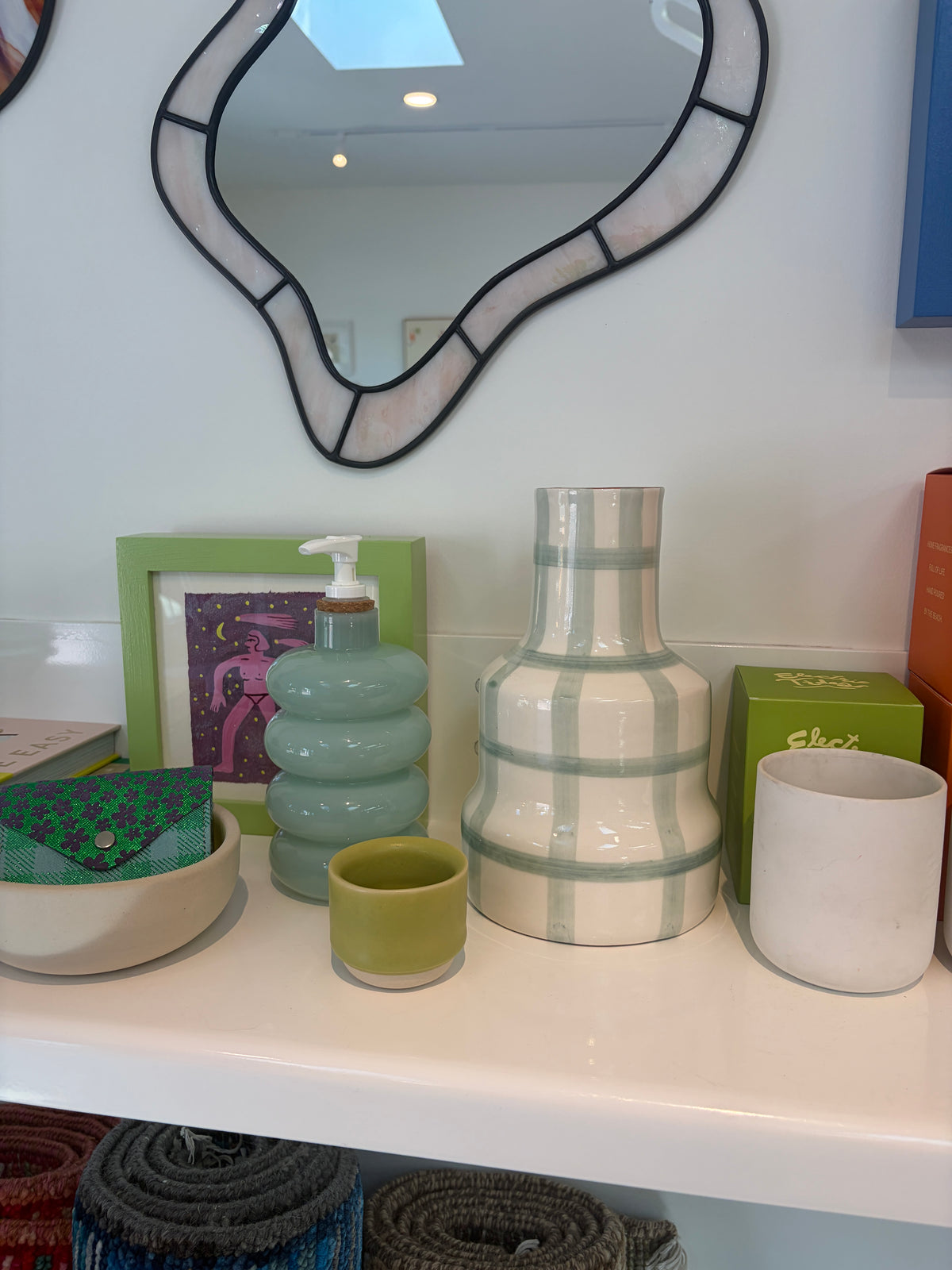 Casa Cubista Stepped Vase Sage