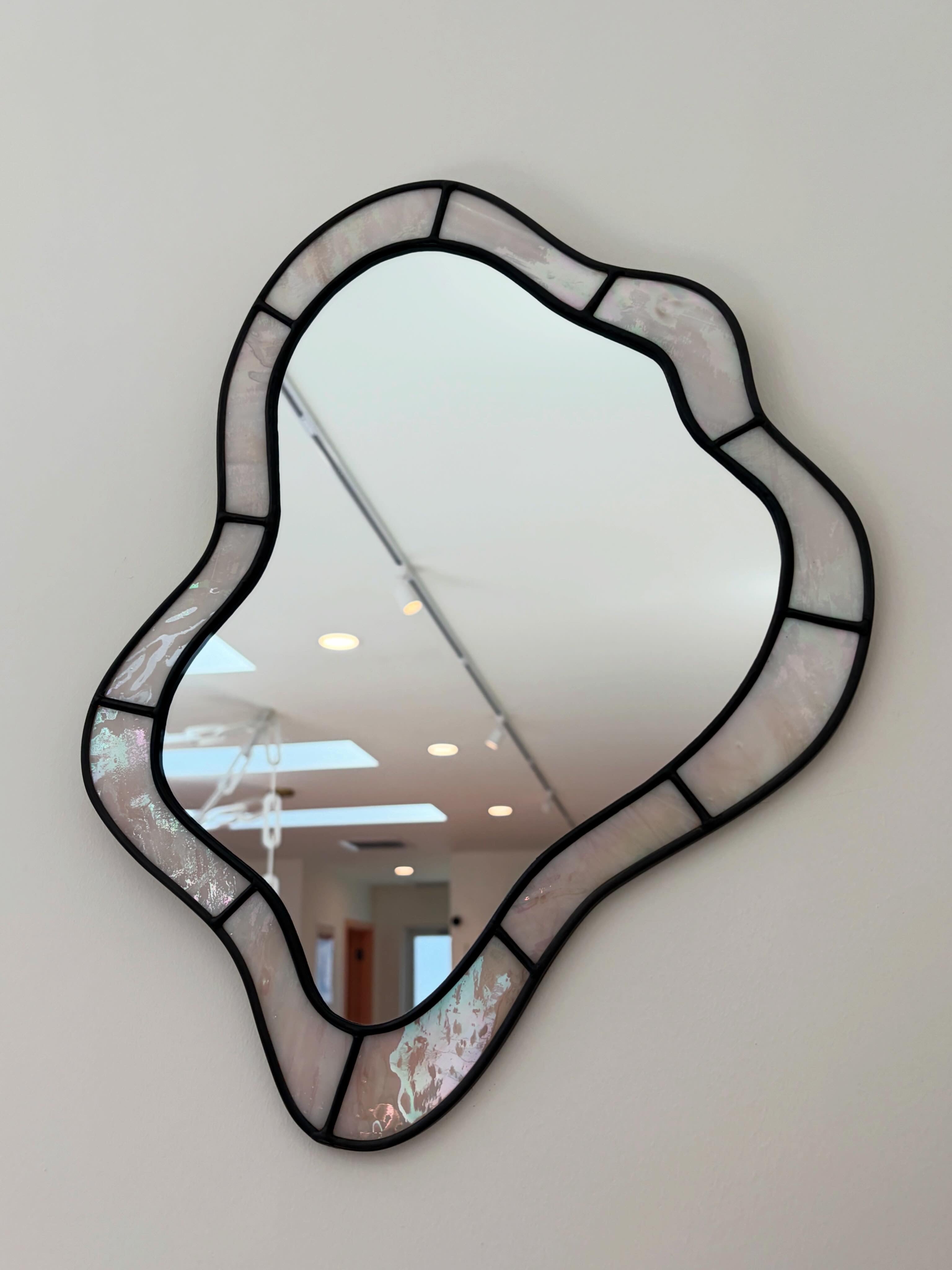 Bad Glass Pearl Mirror