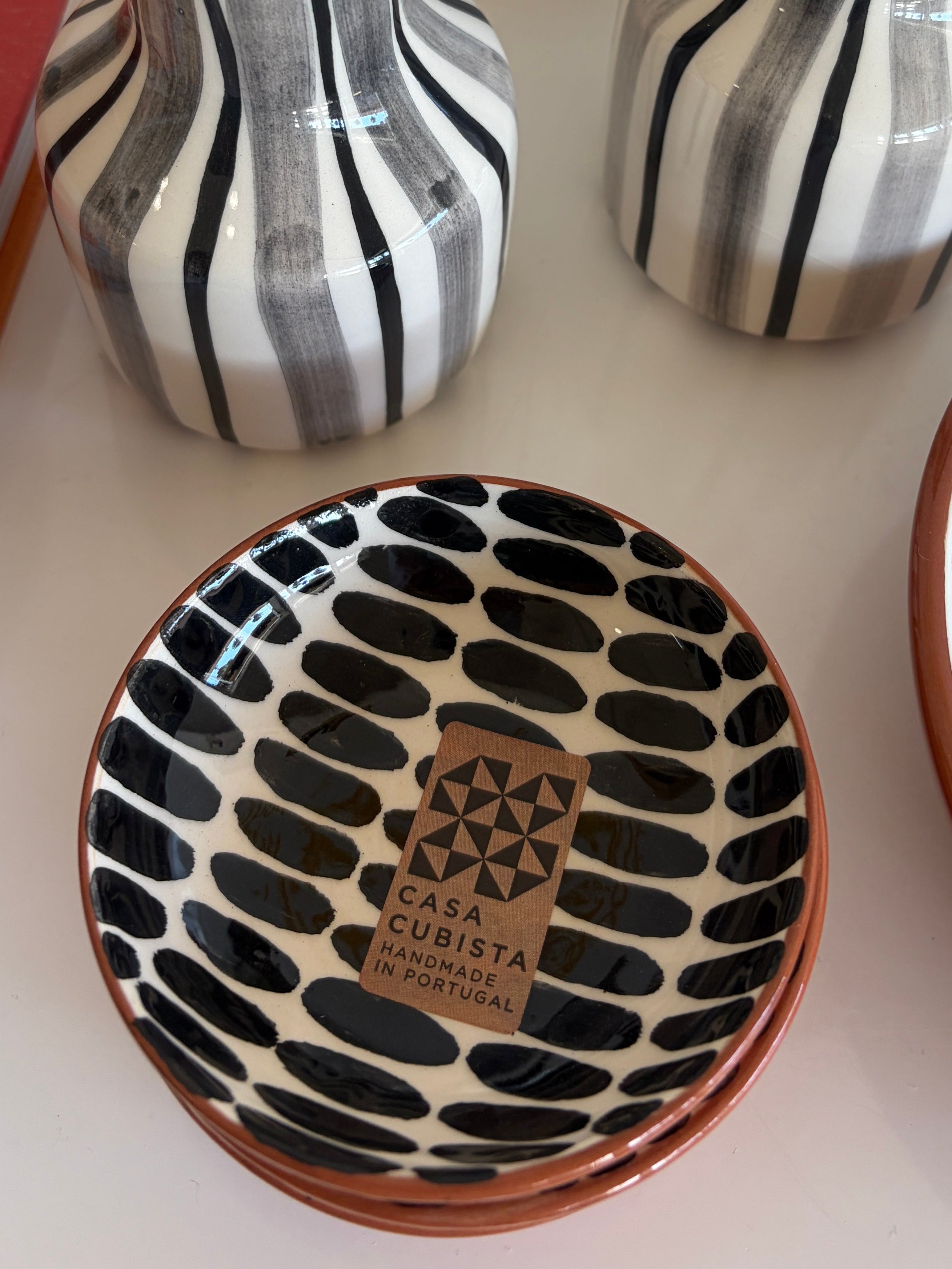 Casa Cubista Mini Pattern Bowls Black