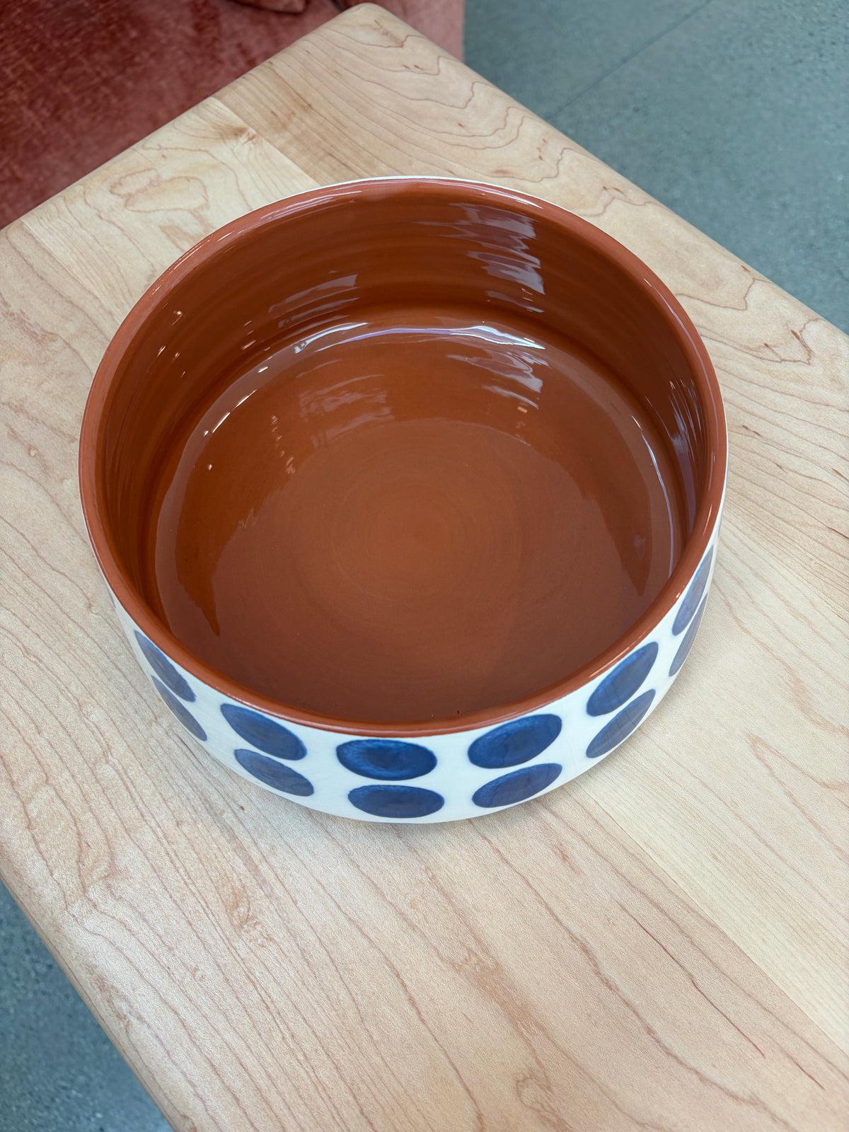 Casa Cubista Tapered Bowls Large Blue