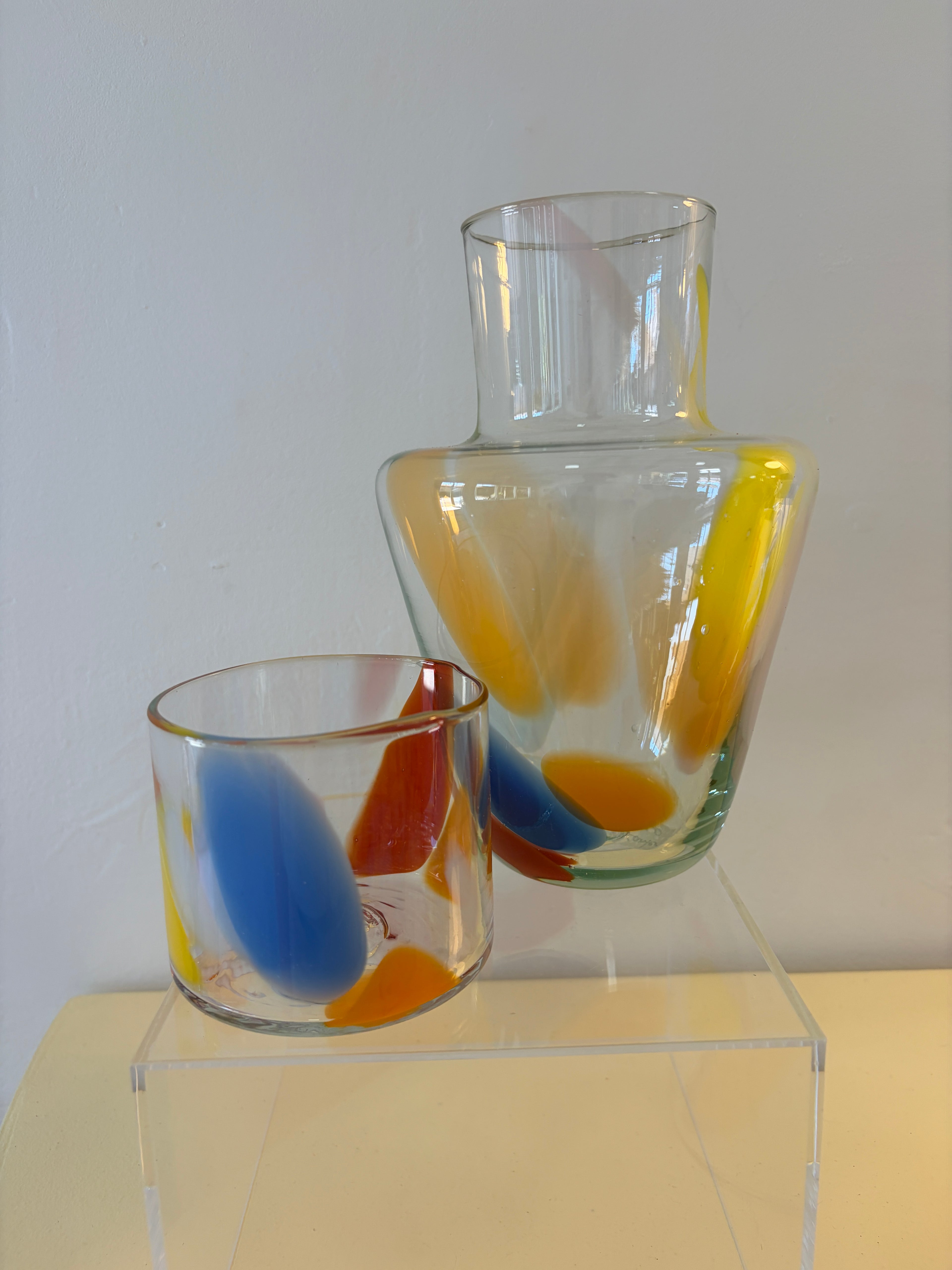 Bow Glass Works Decanter Tutti Frutti