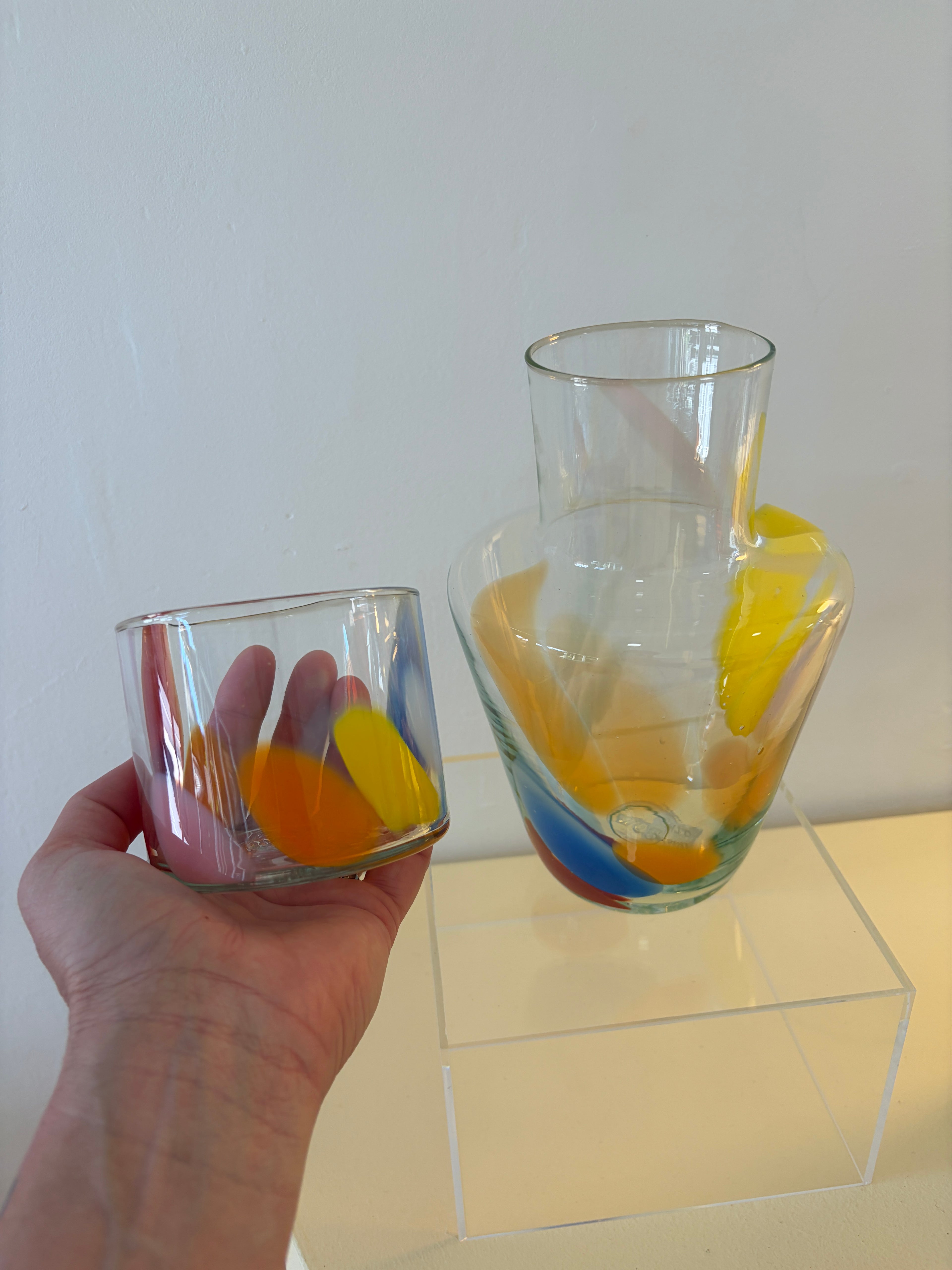 Bow Glass Works Decanter Tutti Frutti