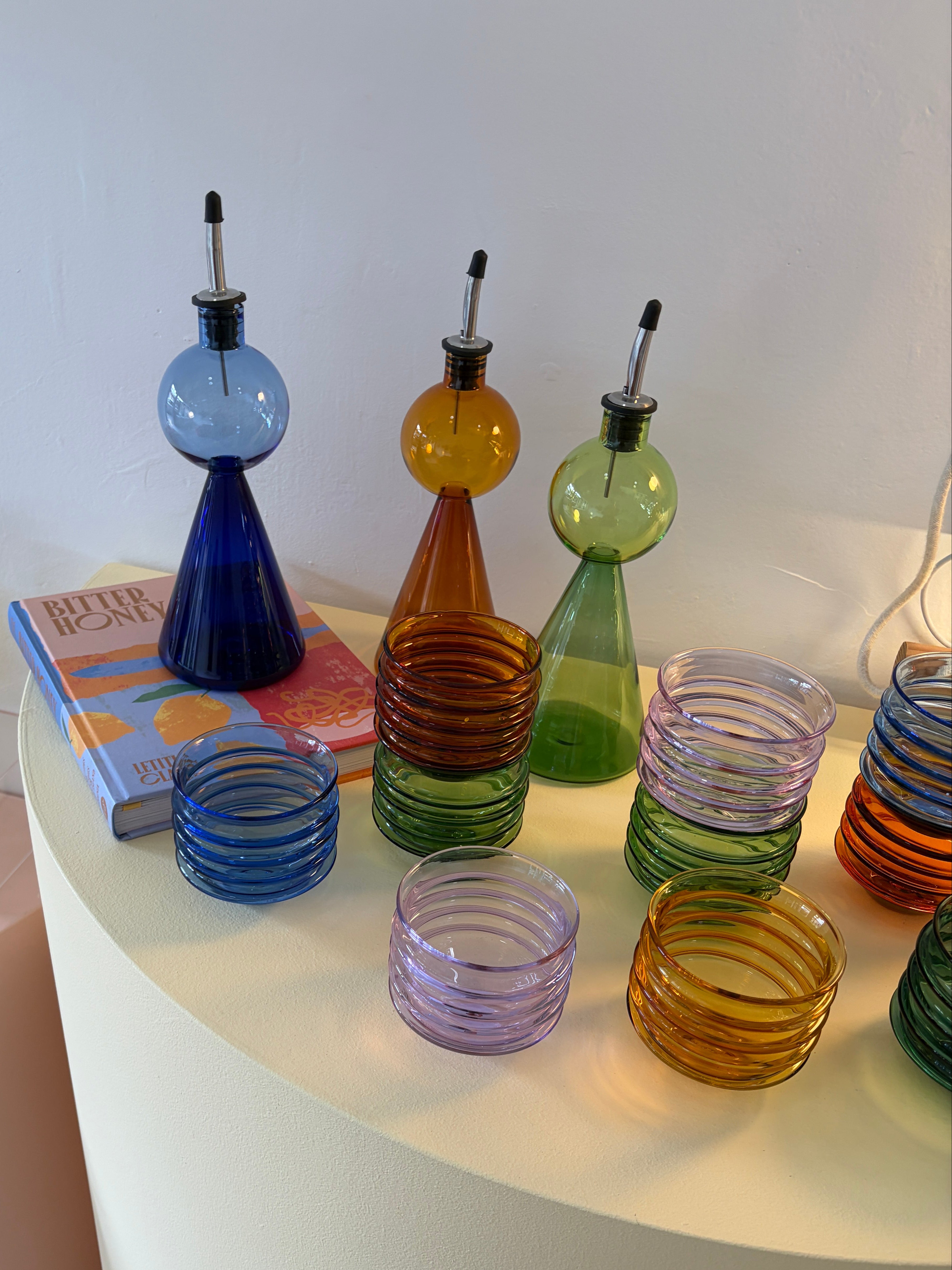 Primitive Glass Oil Cruet