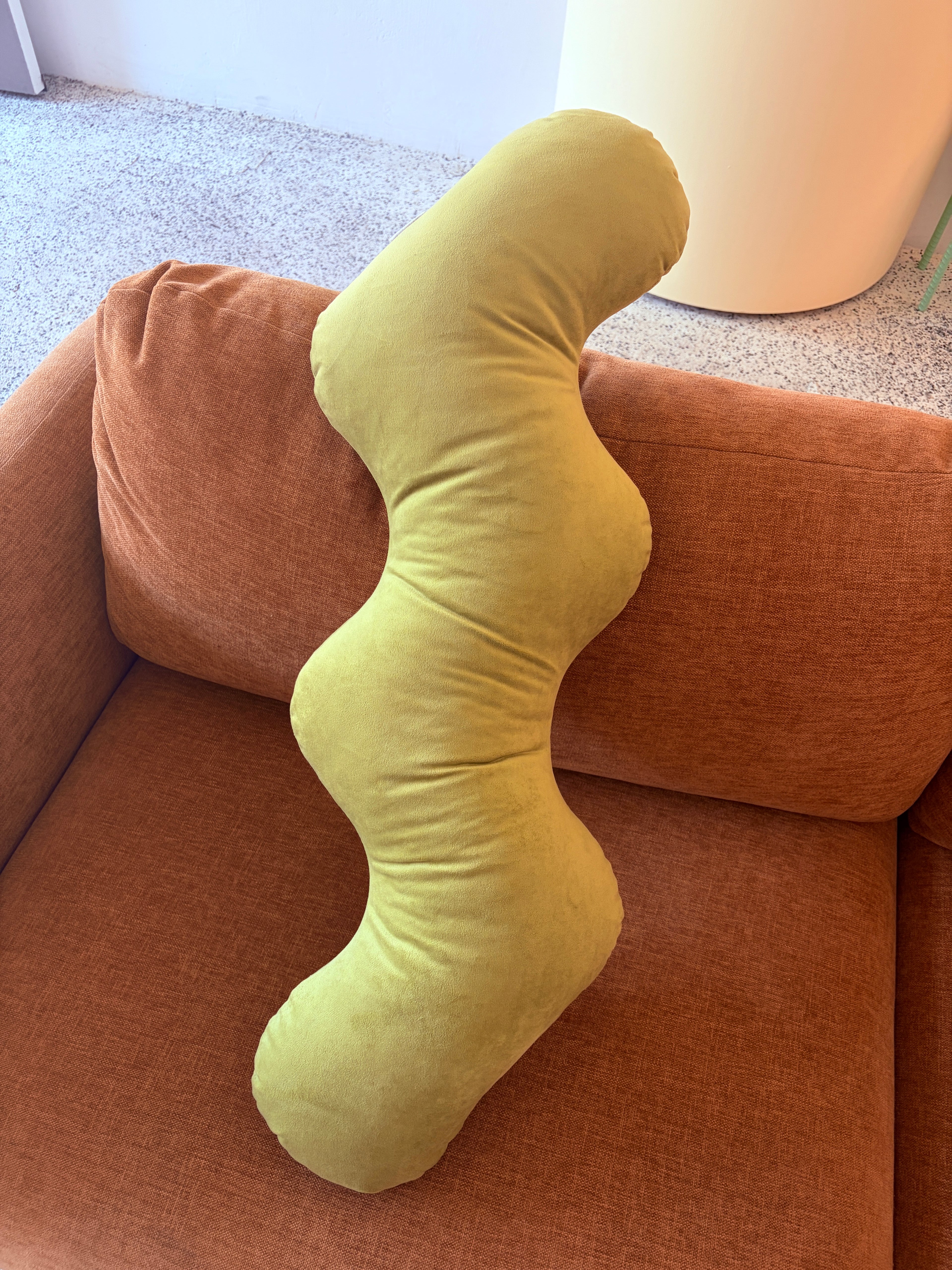Annie Atxell Sueded Green Wiggle