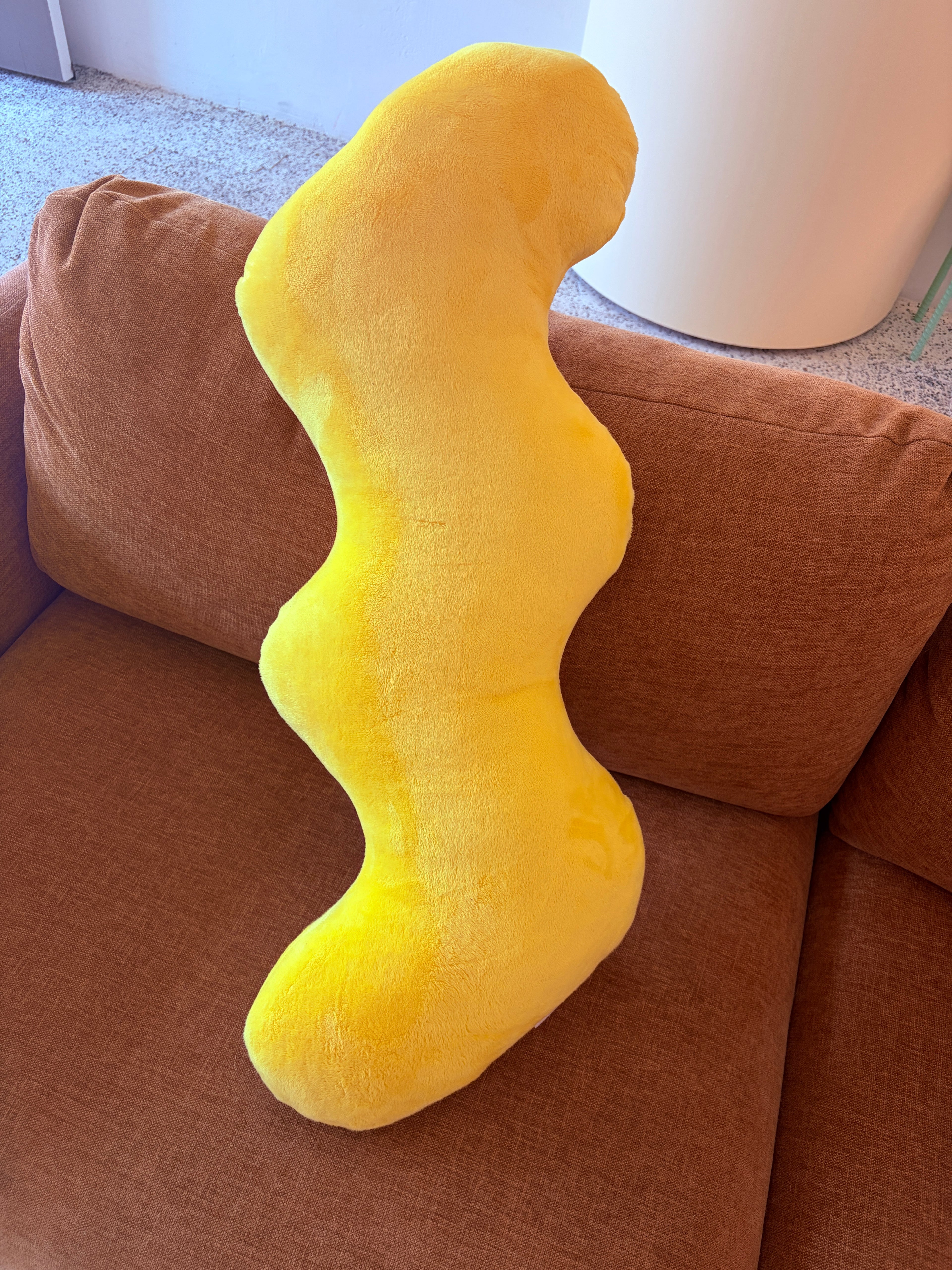 Annie Atxell Yellow Fuzzy Wiggle