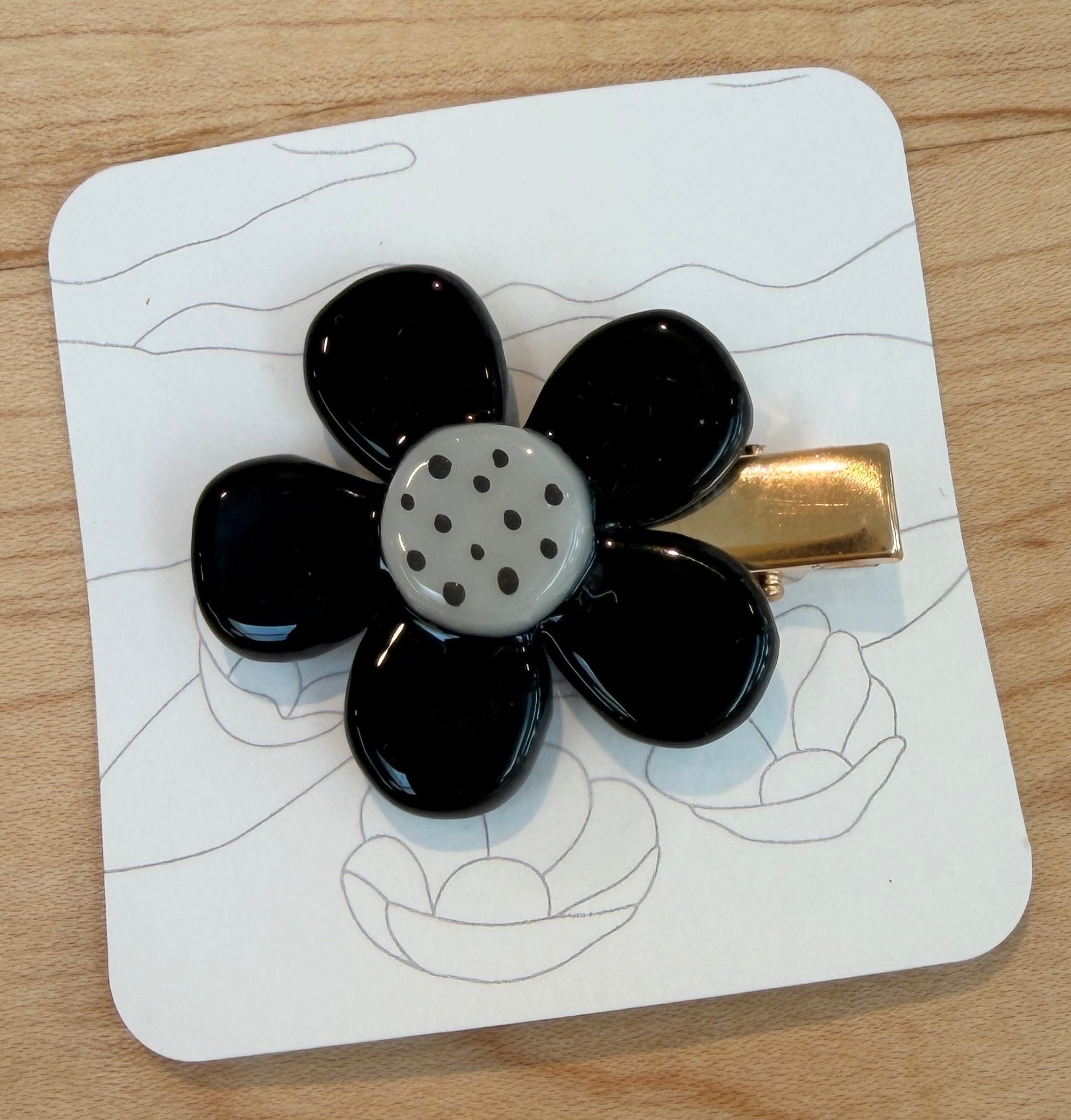 Flower Hair Clip