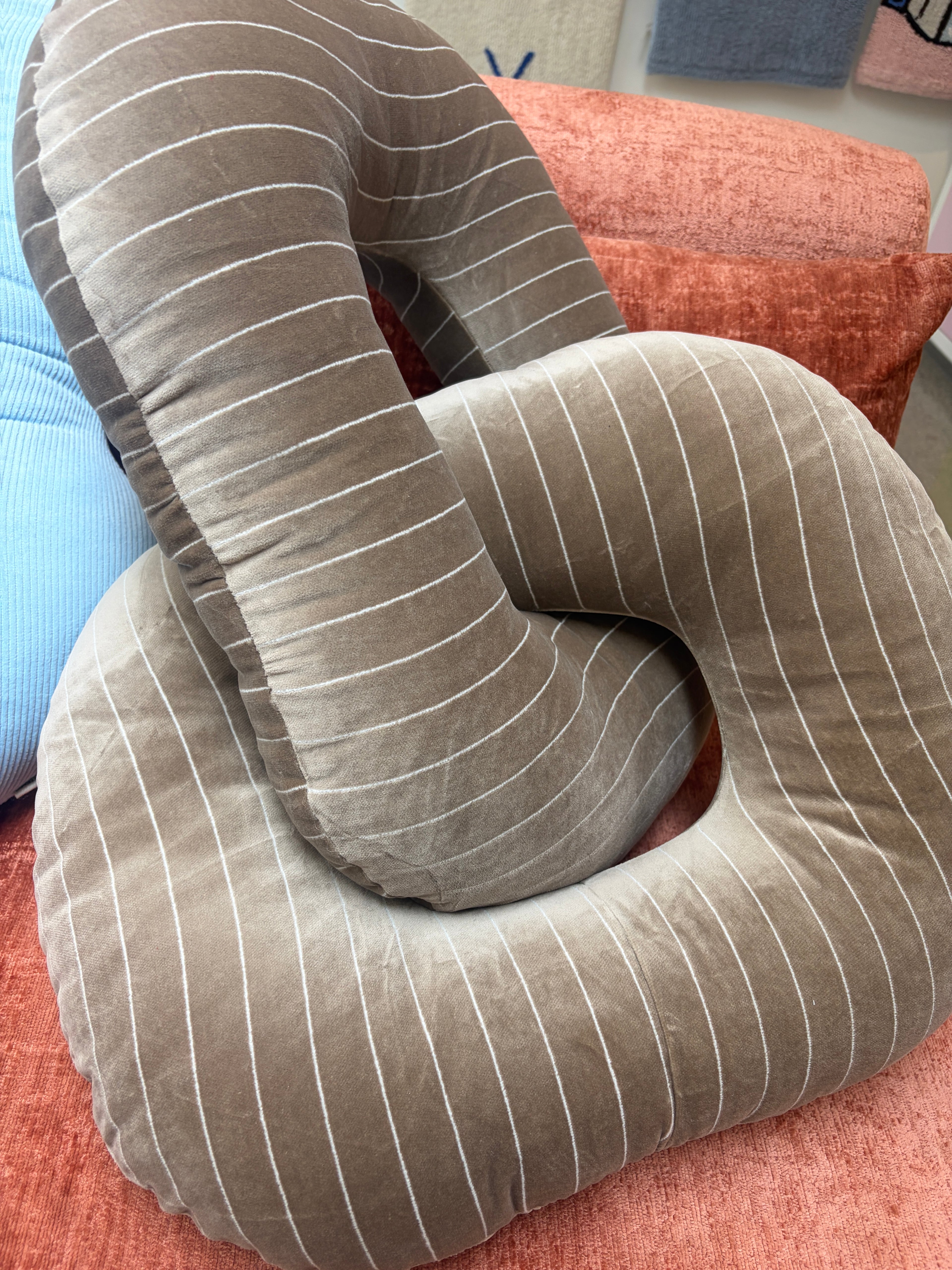 Annie Axtell Striped Link Pillow