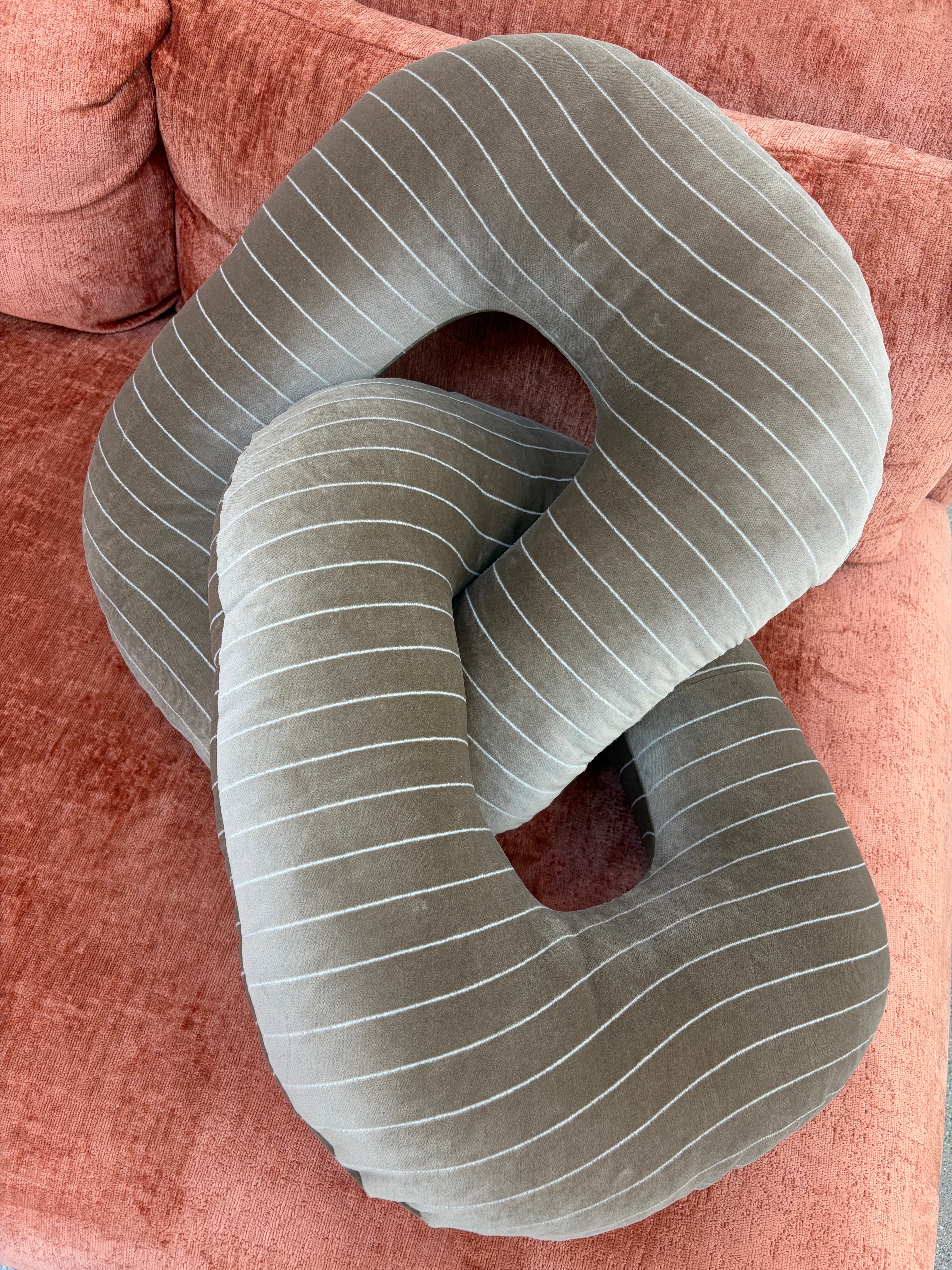 Annie Axtell Striped Link Pillow