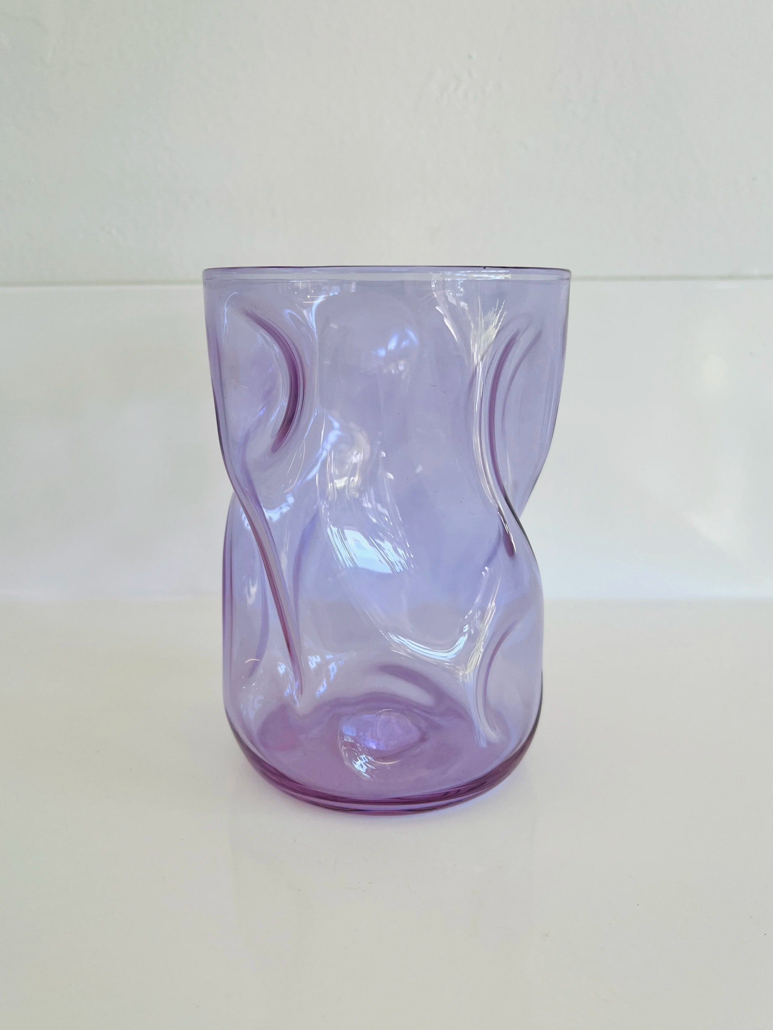 Primitive Glass Lavender Amorphous Cups