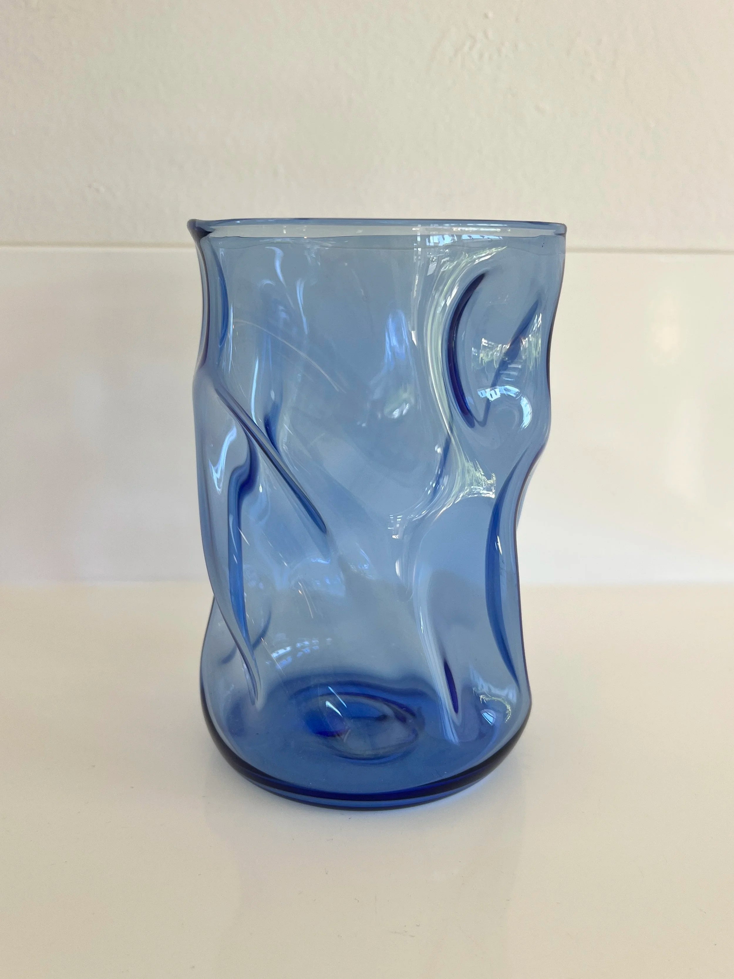 Primitive Glass Blue Amorphous Cup