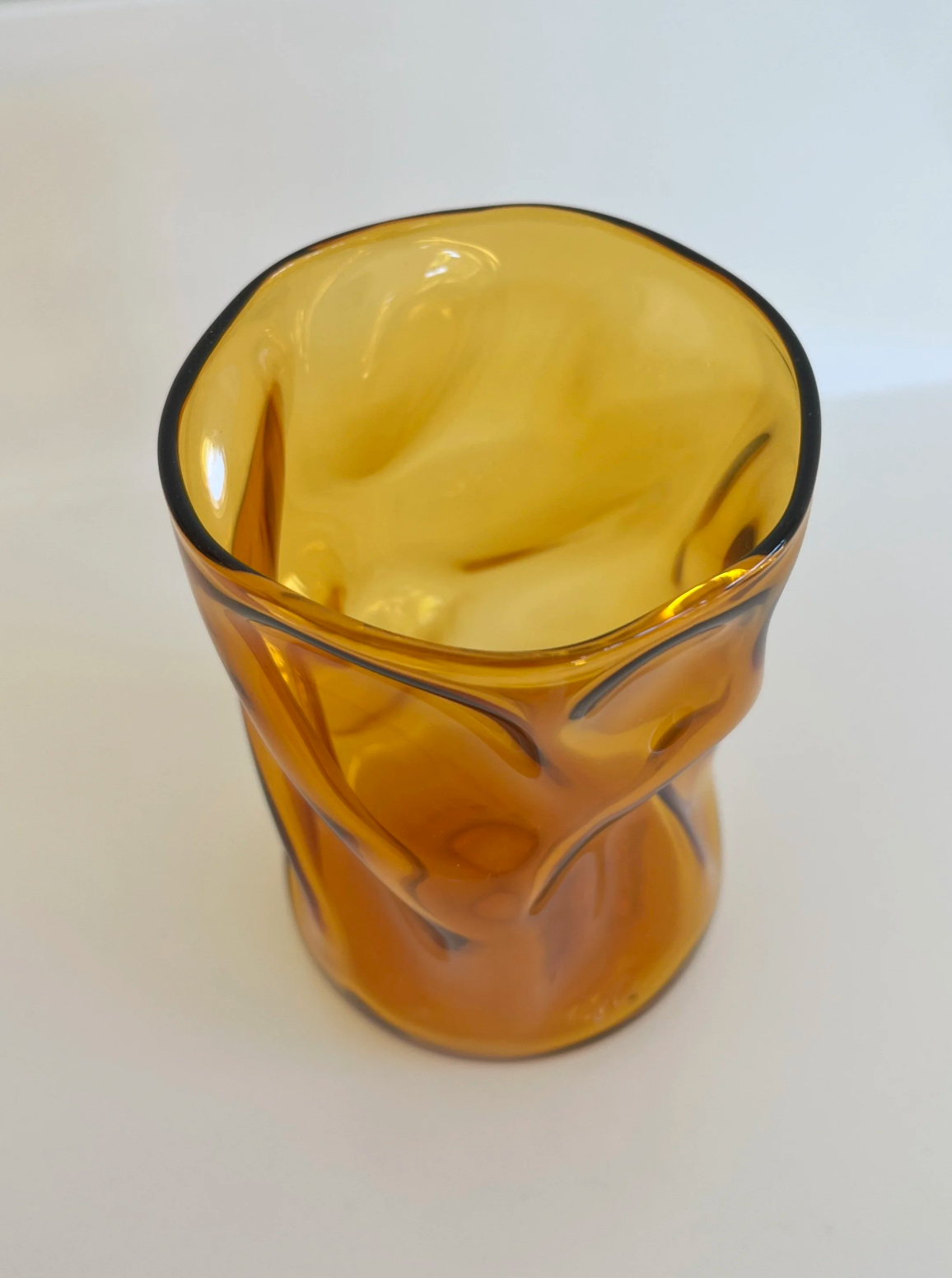 Primitive Glass Yellow Amorphous Cups