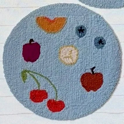 Alyse Ronayne "Fruit Seat Rug"